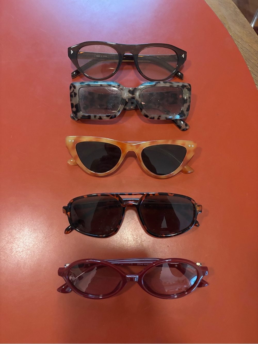 Women’s  Sunglasses bundle - Assorted Tortoiseshell, Amber, Black, Burgundy